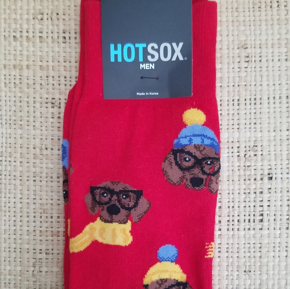 New Men's "Hot Sox" Fun Socks